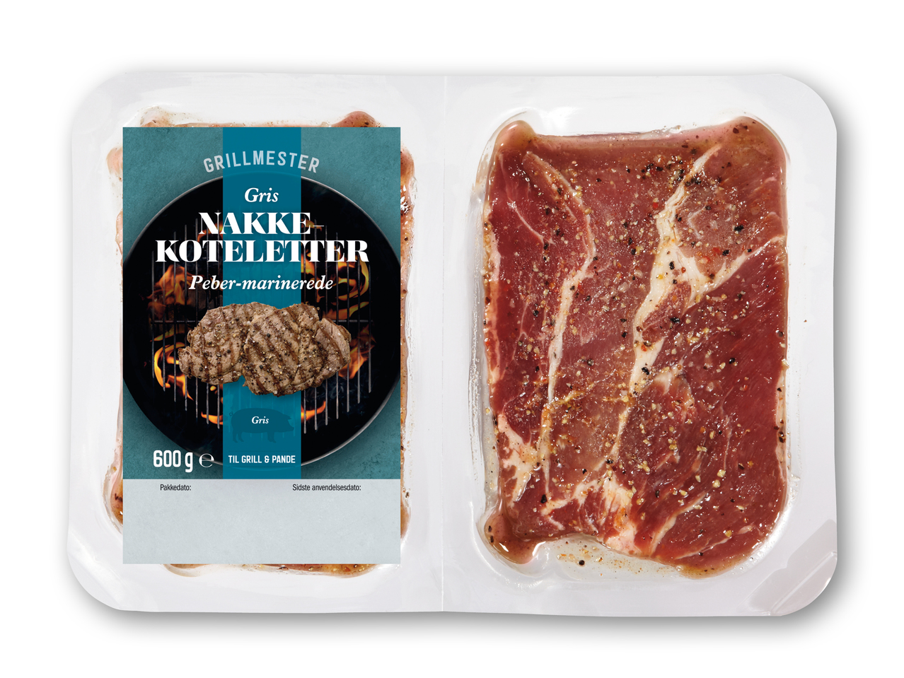 GRILLMESTER Marinerede nakkekoteletter