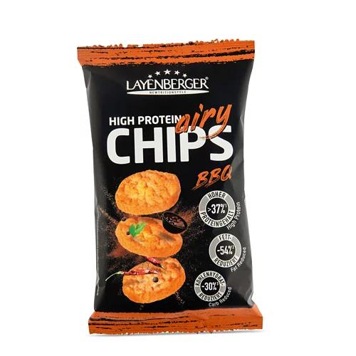 LAYENBERGER Protein Chips Snacks, Airy Chips BBQ