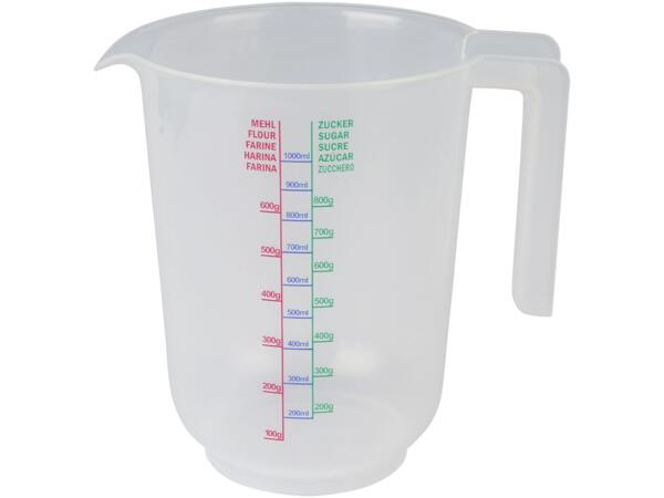 Food Storage Containers Or Measuring Jug Set, 3 Pieces