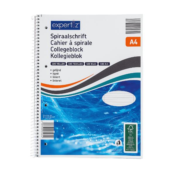 EXPERTIZ(R) 				Cahier à spirales ligné