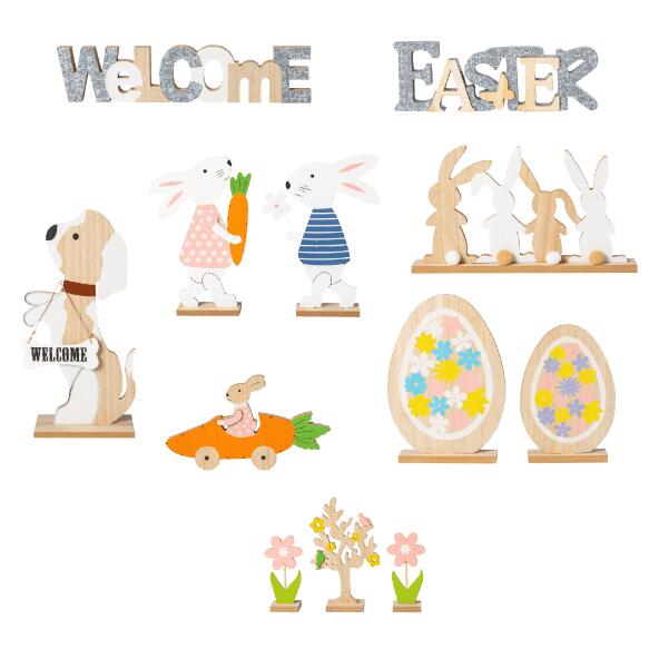 Figurine décorative en bois