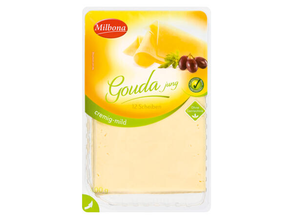 Gouda in Scheiben