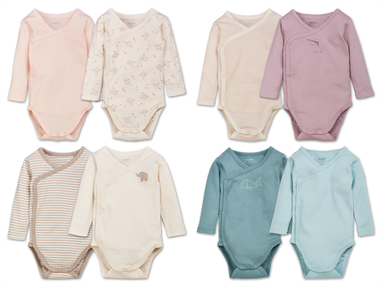 LUPILU(R)PURE COLLECTION Baby Body, 2 Stück1