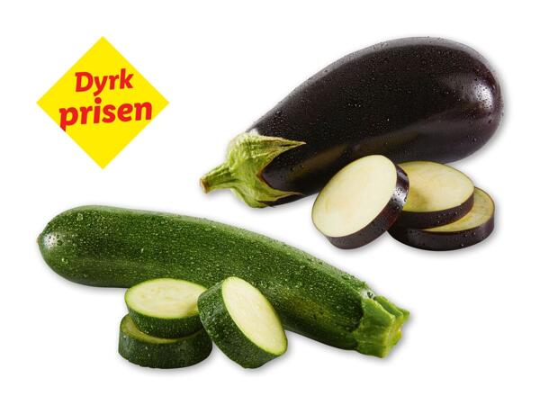 Squash eller aubergine