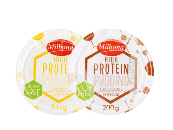 Laktosfri proteinpudding