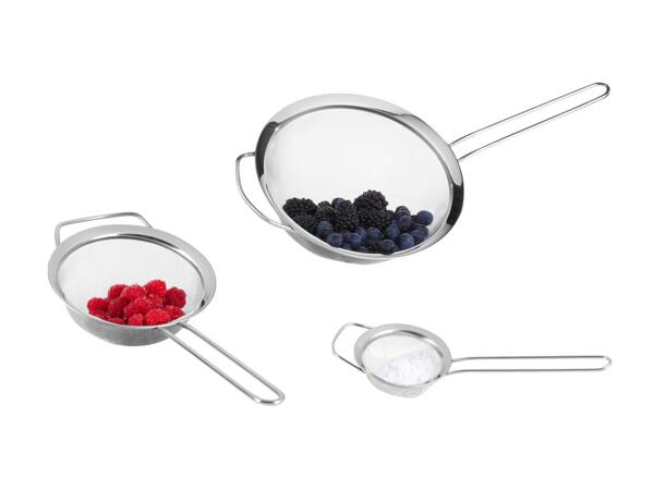 Set de passoires en inox, 3 pièces