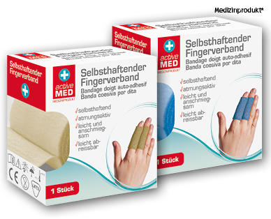 ACTIVE MED Selbsthaftender Fingerverband