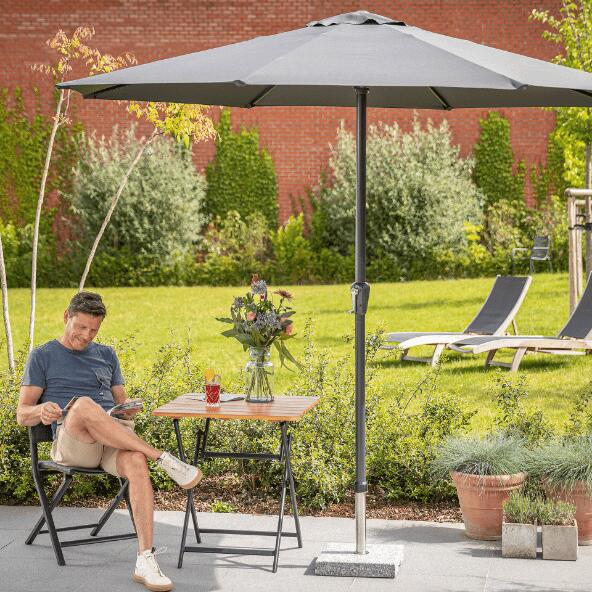 GARDEN FEELINGS(R) 				Aluminium-Gartenschirm