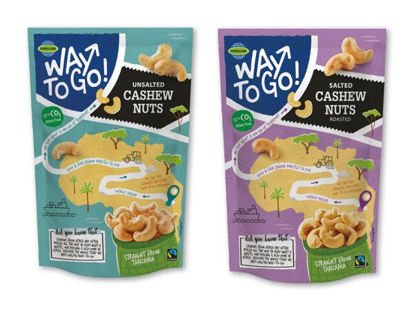 FAIRGLOBE Way To Go! cashewnødder