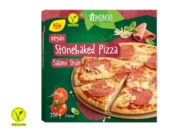 Vegansk stenugnsbakad pizza