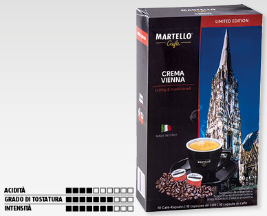 Capsule di caffè "Crema Vienna" MARTELLO(R)