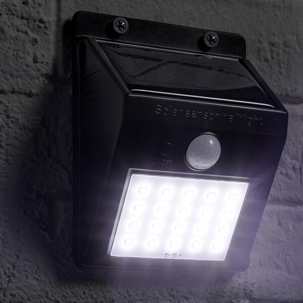 LED-Solar-Wand- und Sicherheitsleuchte