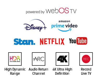 75" 4K UHD Smart TV with webOS