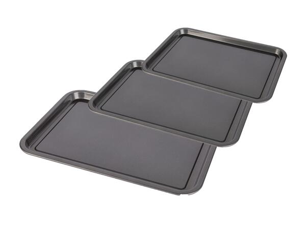 Set de plaques de cuisson, 3 pièces