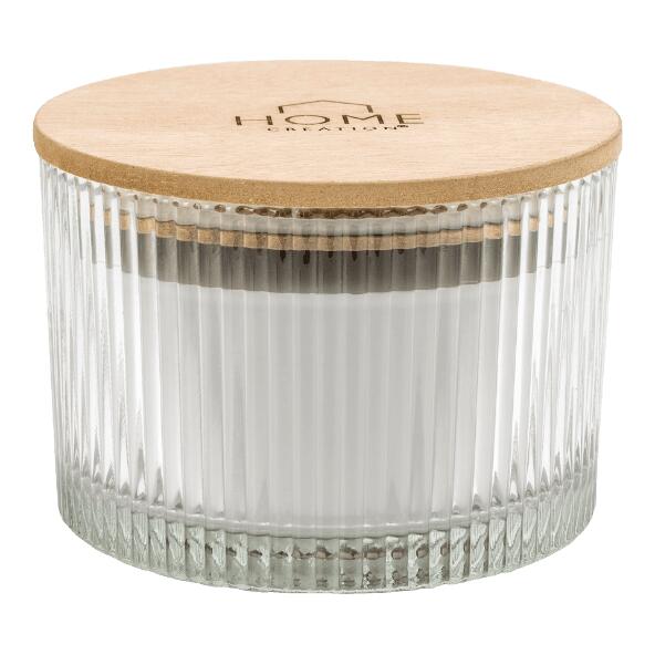 HOME CREATION(R) 				Geurkaars met houten wiek