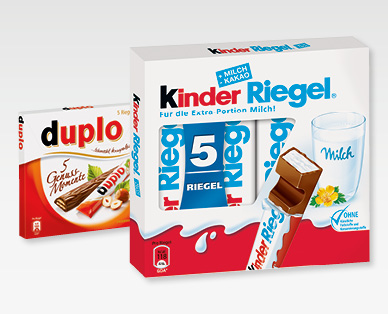 Duplo/Barres FERRERO/KINDER(R)