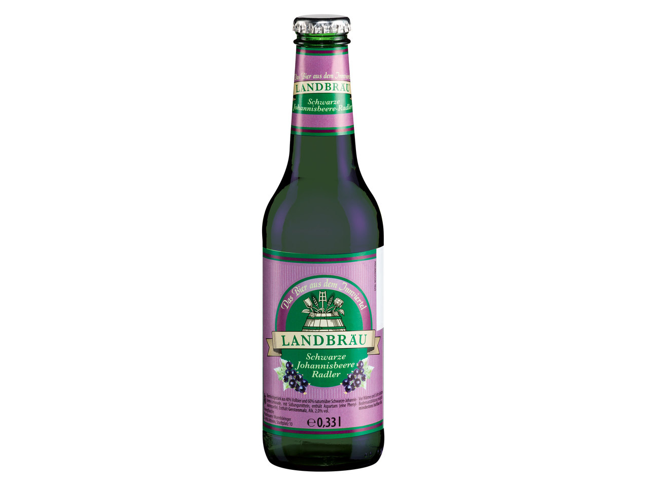 LANDBRÄU Schwarze Johannisbeere Radler