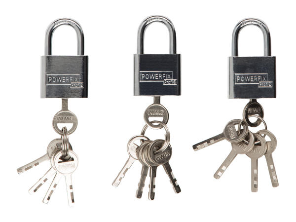 Powerfix Profi Padlock or Steel Cable