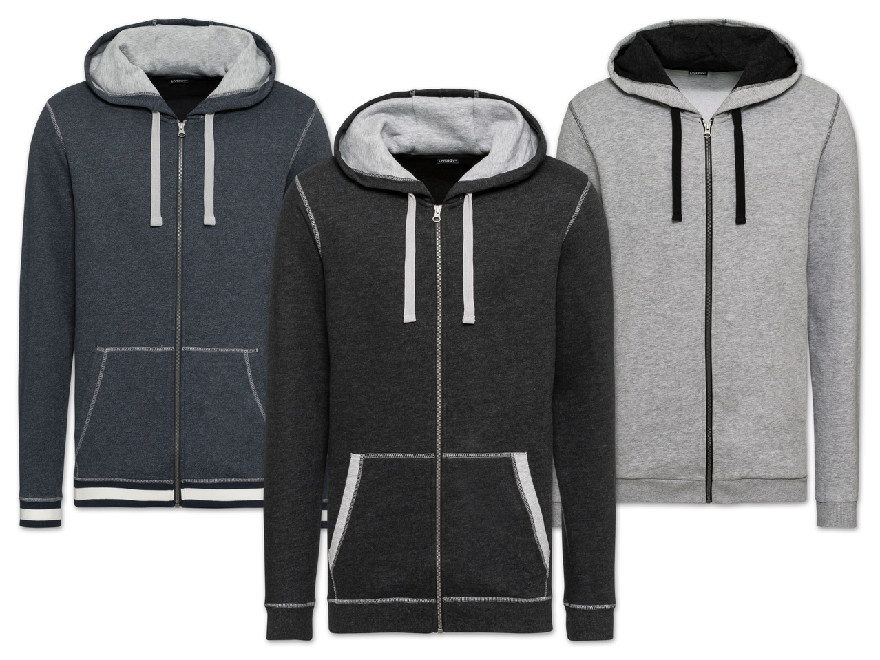 LIVERGY(R)PURE COLLECTION Herren Sweatjacke1
