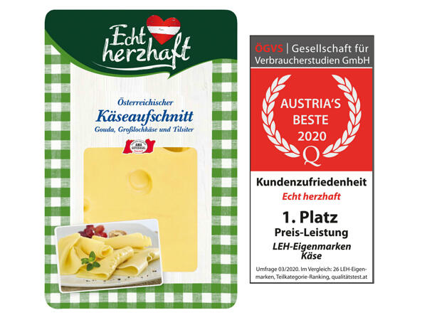 Käseaufschnitt