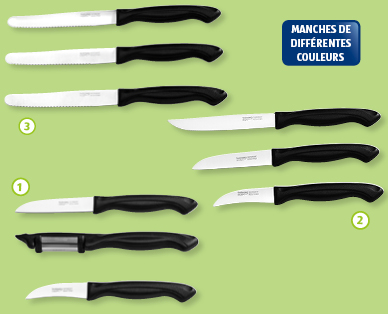 Lot de couteaux de cuisine/d'économes SOLINGEN