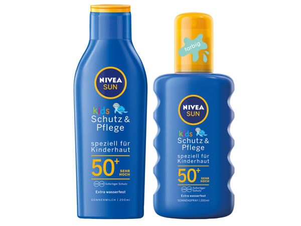 Nivea Kids Schutz & Pflege Spray/Sonnenmilch