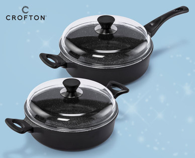 CROFTON Alugusspfanne mit Deckel