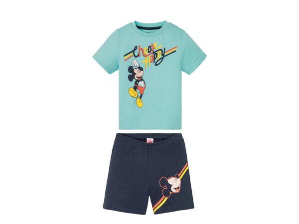 Boys' Shorty Pyjamas "Mickey Mouse, Spiderman, NASA"