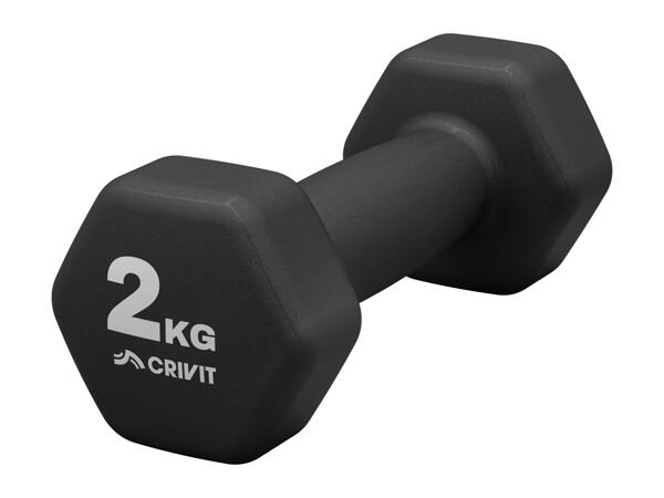 Crivit Dumbbell Set 1kg/2kg - Set of 2