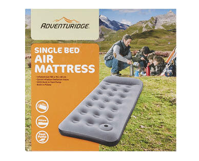 Single Air Mattress with Foot Pump