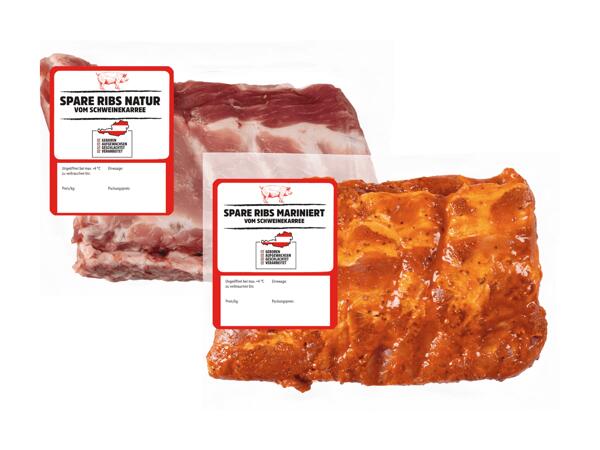 Frische Spare Ribs