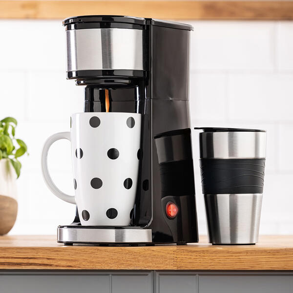 Mini-Kaffeemaschine 2in1