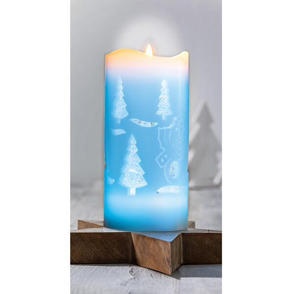 3D LED-Echtwachs-Kerze