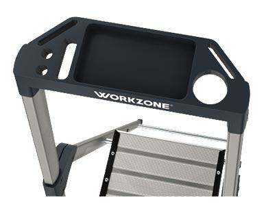 WORKZONE 
 4 Step Aluminum Ladder
