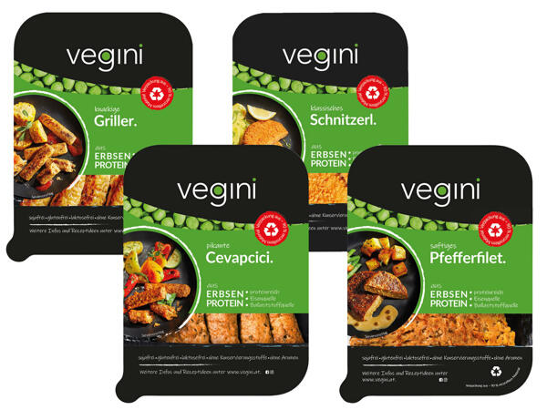 Vegini Griller / Cevapcici / Schnitzerl / Filet / Chunks / Nuggets