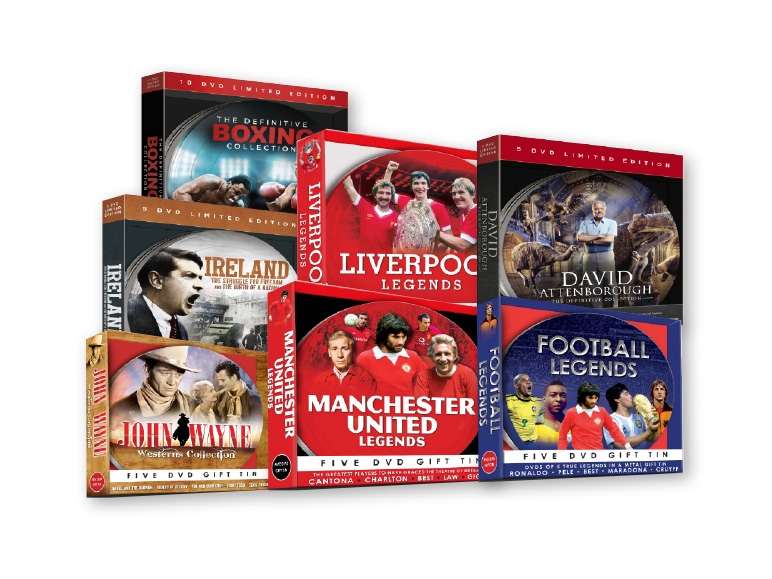 Nostalgia DVDs in Tins