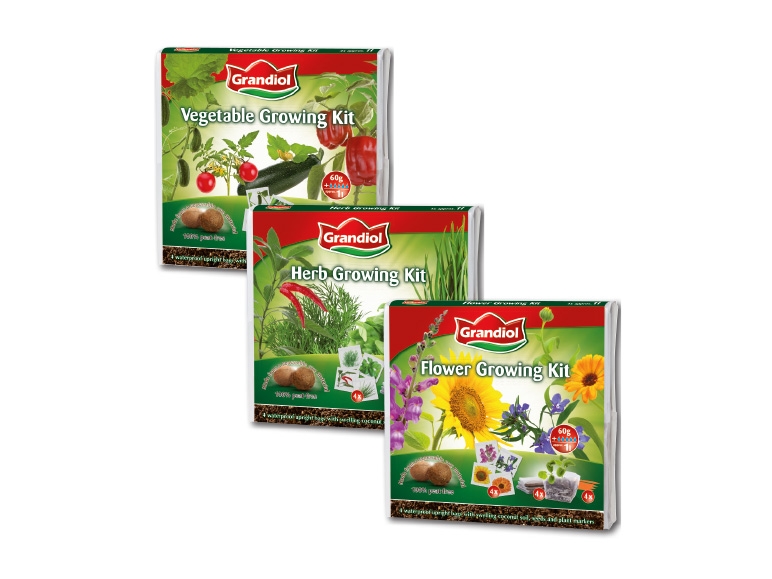 Grandiol(R) Flower/Vegetable/Herb Growing Kit