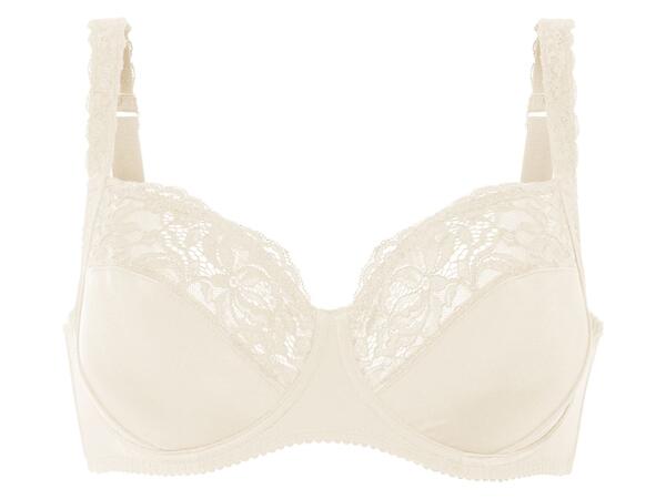 Ladies' underwired bra with lace