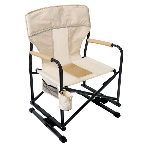 Adventuridge Beige Rocking Director's Chair