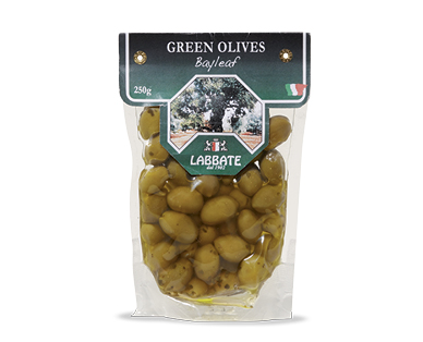 LABBATE GREEN OLIVES 250G
