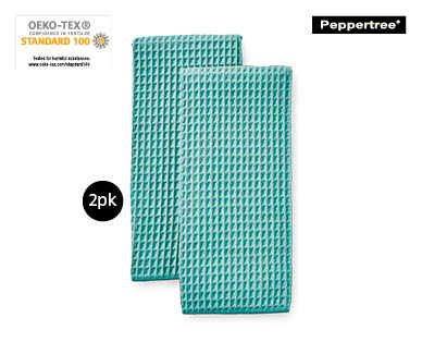 Waffle Microfibre Tea Towel 2 Pack