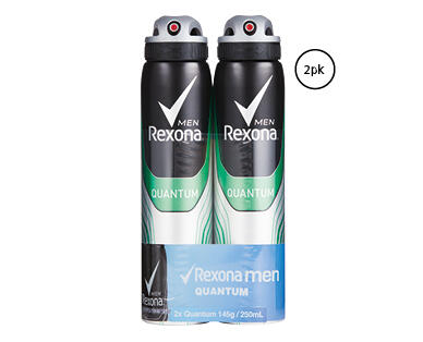 Rexona Antiperspirant Deodorant Aerosol 2 x 145g