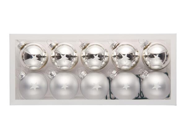 Livarno Home Premium Glass Baubles