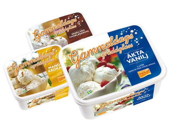 Gammaldags gräddglass