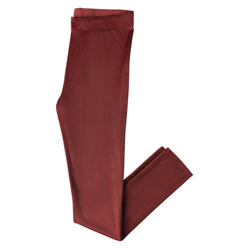 Ladies Ultra Plush Leggings - Red, L