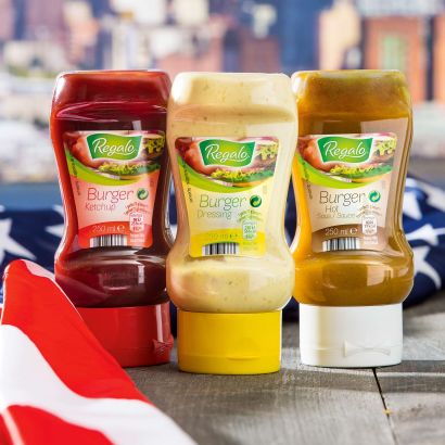Sauces hamburger, 3 pcs