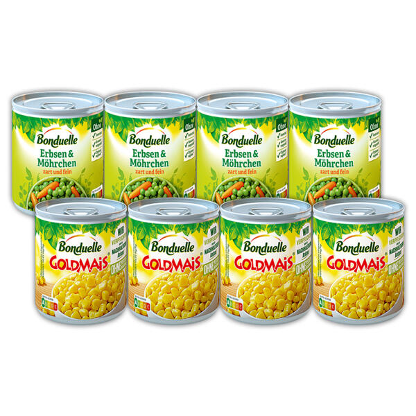 Erbsen & Möhrchen / 
Goldmais