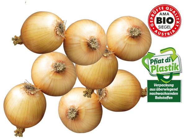Bio Zwiebeln gelb aus Österreich