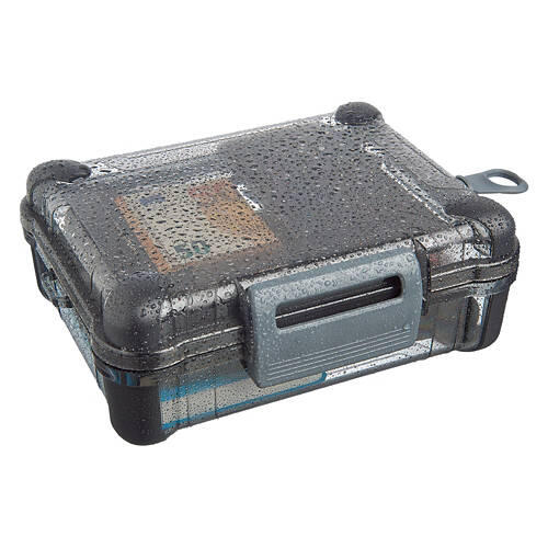 Large Watertight Case with Gear Divider, Grey