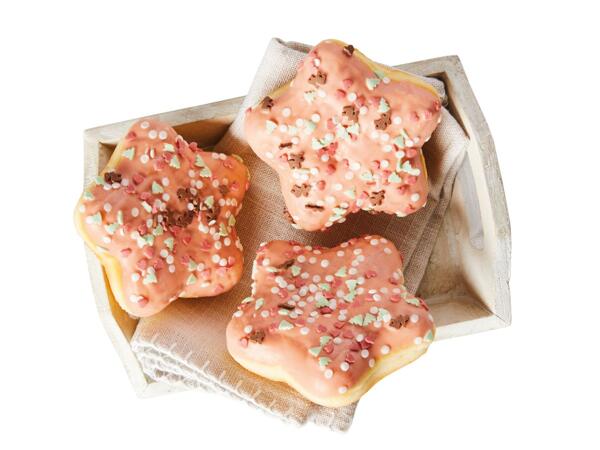 Weihnachtsstern Krapfen